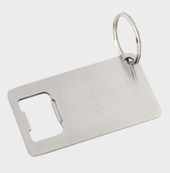 Promotional Stainless steel bottle opener keyring